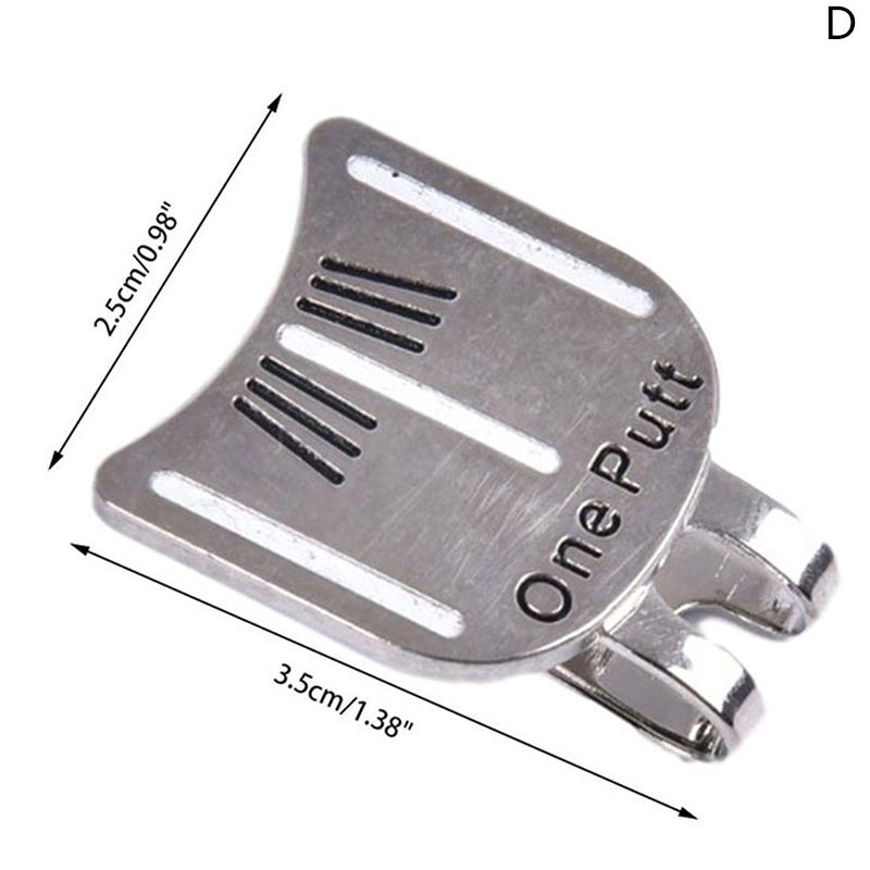 One Putt Design Golf Ball Mark Plus Magnetic Golf Hat Clip Golf Marker Drop Ship