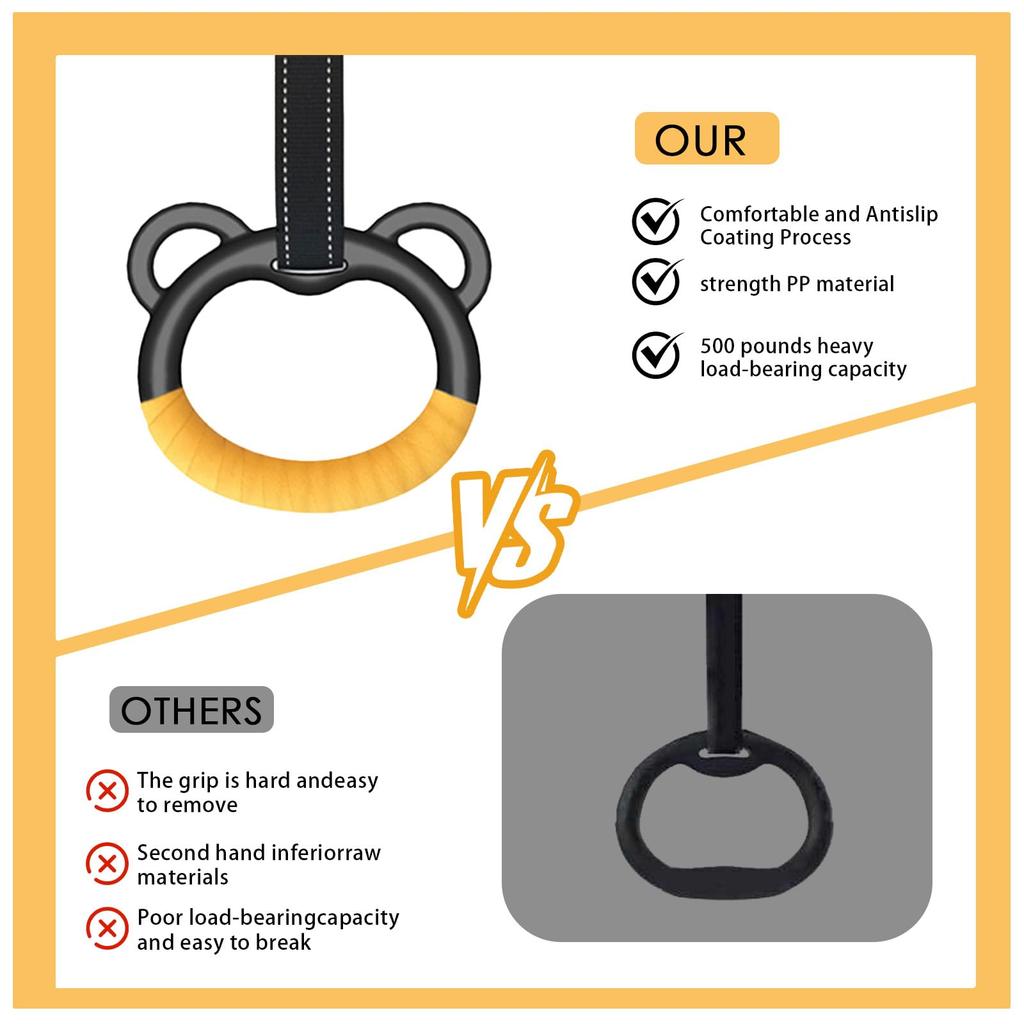 2pc Children's Adjustable Strength Training Ring, Sports Training Pull Ring