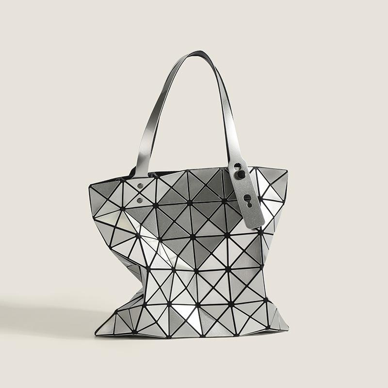 Japonská Nová Niche Všestranná Šestiprostorová Geometrická Kabelka ve tvaru diamantu Módní Lehká Kabelka Módní Všestranná Taška Tote pro Ženy