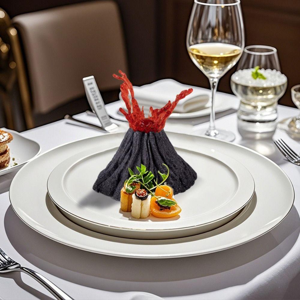 

Elegant Aroma Plaster Candle Moulds Funny Baking Cake Tools Durable Epoxy Mold Holiday Gifts Volcano