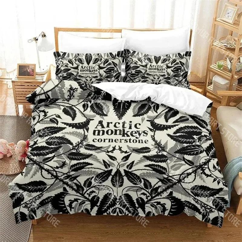 Fashion New Arctic Monkeys Bedding Set Single Twin Full Queen King Size Bed Set Kids Bedroom Duvetcover Sets Bed Sheet Set