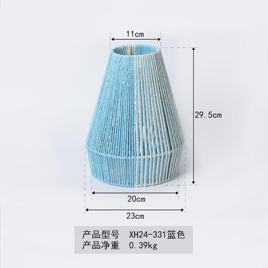 Papierseil-Kronleuchter Neuer chinesischer Imitation-Rattan-Lampenschirm B&B-Restaurant Hot-Pot-Shop Kreative DIY-Beleuchtung Web-Beleuchtung Dekoration