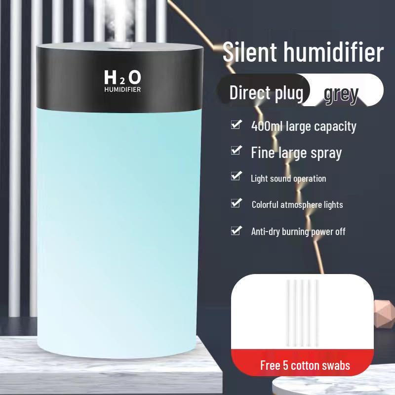 Large Capacity Wireless Humidifier & Air Purifier for Car, Home & Bedroom - Aromatherapy, Dustproof, Hydrating & Moisturizing