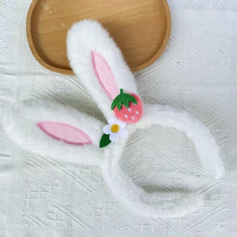 Cartoon Plush Headband: Cute Hair Accessory for Women & Kids, Perfect for Face Washing
