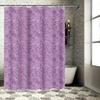 Luxury Soft Purple Shower Curtain Waterproof Decorative Fabric Bath Room Hanging Drapes for Bathroom Window Size Customizable