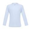 Men's Casual Solid Color V-Neck Gentleman's Business Long Sleeve T-Shirt