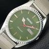 VINTAGE REFURBISHED SEIKO AUTOMATIC 6309A JAPAN MENS GREEN DIAL WATCH A443181-1