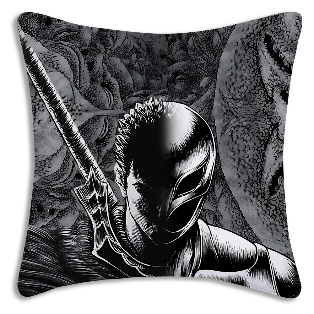 Berserk Pillowcase Pillow Covers Decorative Pillows Room Decorating Items Sofa Cover Modern Home Decoration Anime Cushion Decor