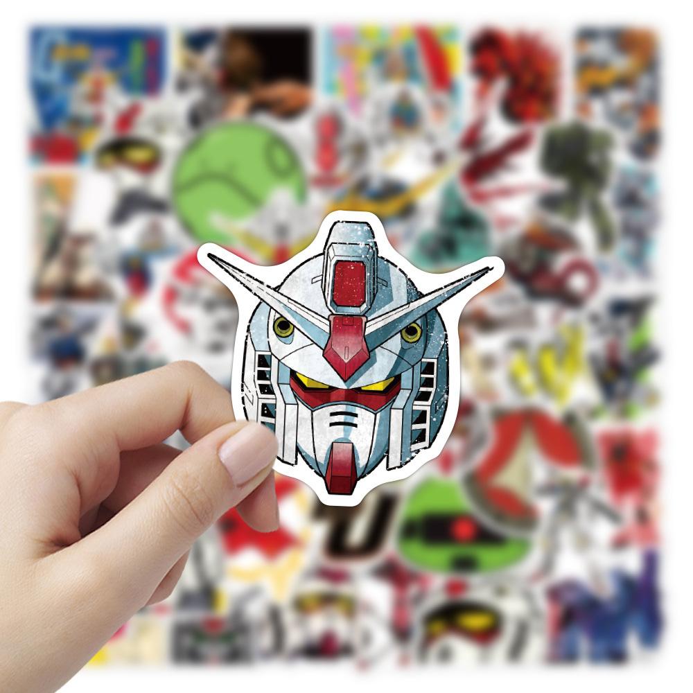 10/30/50CPS GUNDAM Anime Cartoon Stickers for Kids DIY Toy Graffiti Stationery Phone Case Cool Sticker Kids Birthday Party Gift