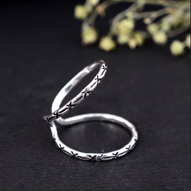 Silver Arthritis Finger Ring – Handmade Adjustable Splint for Joint Support, Pain Relief & Daily Wear