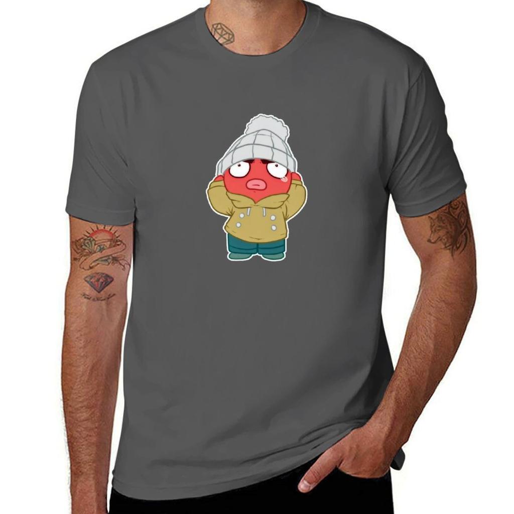 Anime Octo Ikalgo Tshirt Casual Loose Fit Summer Tee Shirt