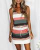 Ladies Fashion Printed Sleeveless Dress