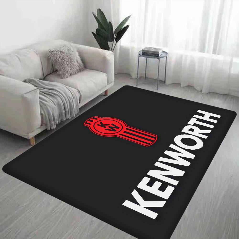 K-Kenworth Truck Logo Floor Mat Rectangle Anti-slip Home Soft Badmat Front Door Indoor Outdoor Mat Welcome Doormat