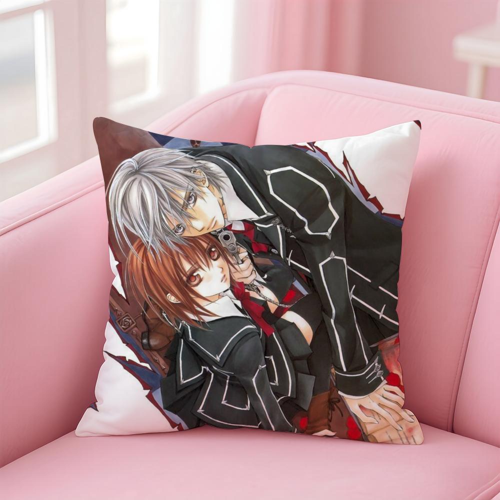 V-Vampire Knight Cushion Cover Comfortable Reversible Pillow Cover Ideal for Car Sofa Bedroom & Beyond