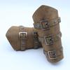 Mittelalterliches Cosplay für Männer PU-Leder Rüstung Armstulpen zum Schnüren Wikinger Pirat Ritter Stulpe Armband Armschutz Steam Punk Accessoires