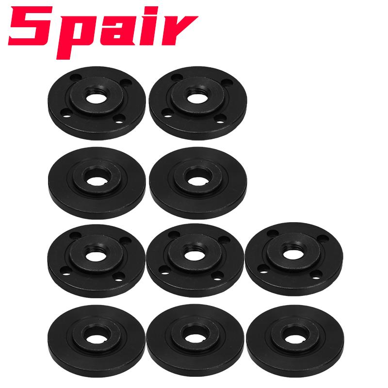 2/10PCS Replacement Angle Grinder Metal Pressure Plate Inner Outer Flange Nut Set Tools Cutting Discs Fixing Plate Accessories