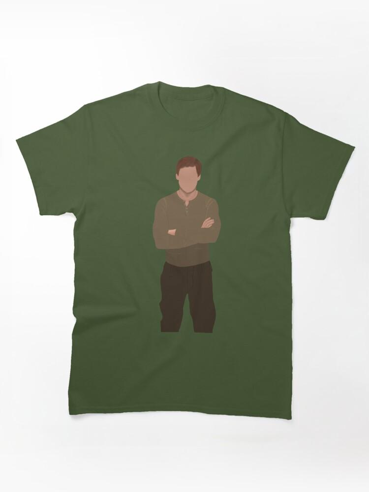 Trinity Blood Hand drawn Dexter in his killing shirt Faceless portrait illustration Classic Unisex T-Shirt
