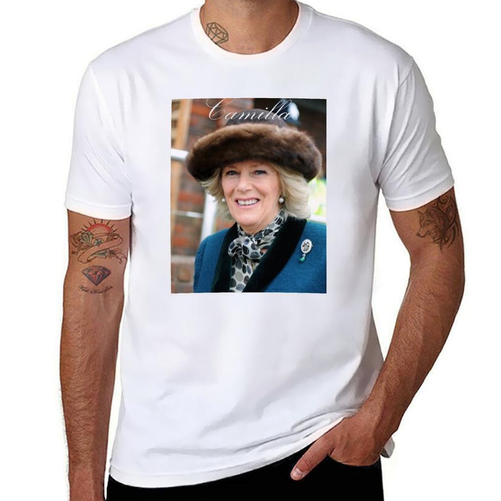 Camilla Duchess of Cornwall TShirt Quick Dry Sports Short Sleeve Tee