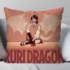 Ruri DDragon Manga Pillow Case Fashion Square Pillowcase Bedroom Sofa Room Ins Decoration Leisure