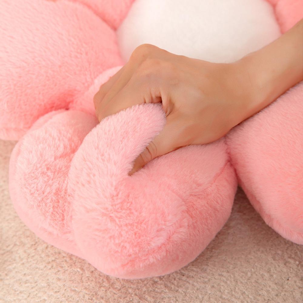 Flower Shaped Cherry Blossom Pillow Soft Seat Cushion Home Decoration Chair Cushion  Bedroom