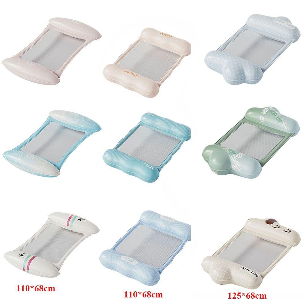 Mesh Seat Pool Float Floating Raft Pool Lounger Float Durable Adults Swimming Float Bed