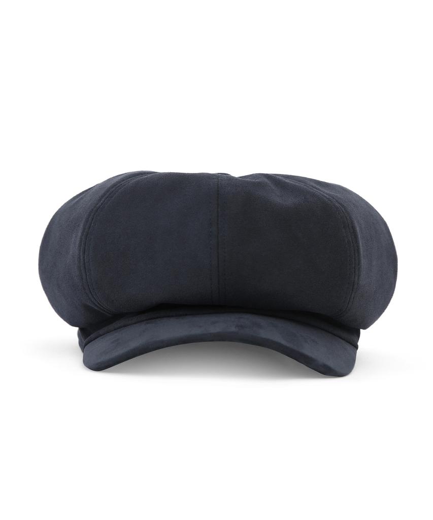 Eondeokeonteulolseutyudio Suede Hunting Cap Castro Beret / T Suede / H Navy