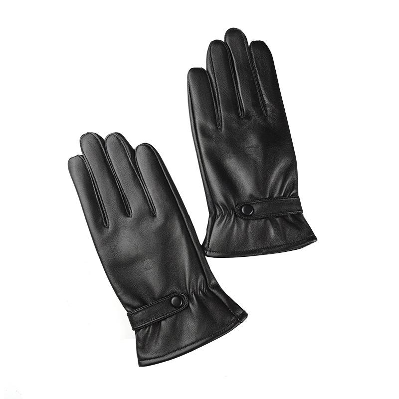 Factory direct sales sheepskin gloves winter women's first layer real sheepskin piled thickened warm fashion leather gloves