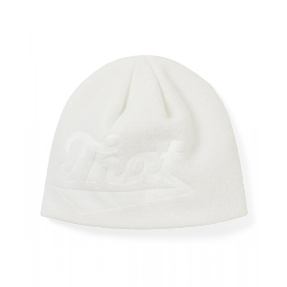 ThisisneverThat Debossed That No Cuff Beanie Off White F