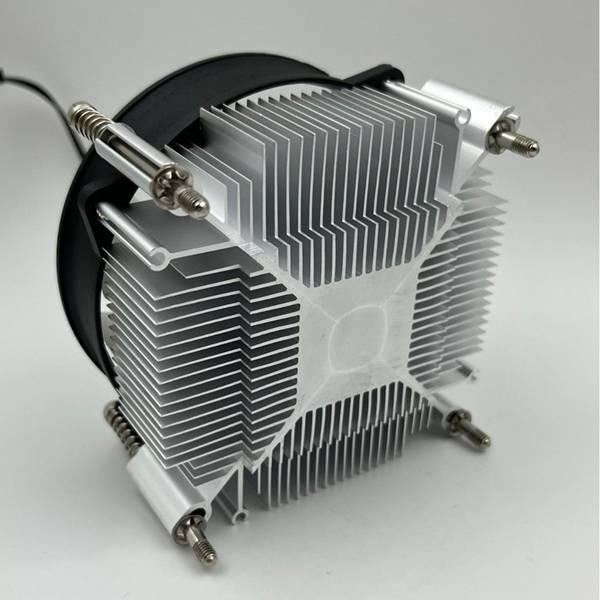 

RGB Aluminum CPU Cooler Set for 1156/1366 Desktops - Multicolor Display Other size