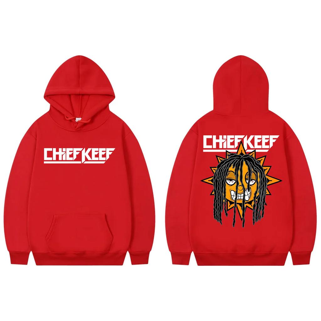 Rapper Chief Keef Tour 2026 Hoodie High Quality Fashion Oversized Pullovers Unisex Hip Hop Vintage Long Sleeve Sweatshirts