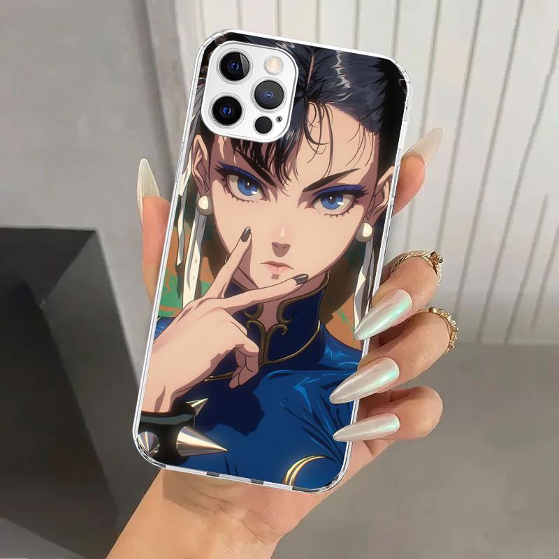 ChunLi S-Street F-FighterS Phone Case for Iphone 17 Air 16 15 Plus 14 13 Mini 12 11 Pro Max 16E 7 8 SE 2020 Soft Funda Print She