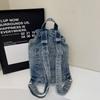 Vintage Cowboy Travel Back Packs Large Capacity Student Schoolbags Denim Backpack  for Girls