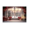 Indoor Window Sill Winter Snow Scene Children Shooting Background Cloth Background Wall Decoration Photo Cloth