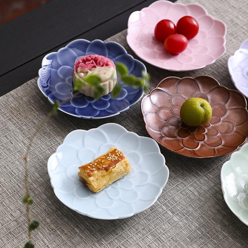 

Minimalist Ceramic Tea & Snack Plate