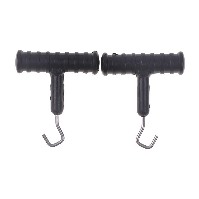 2 Stück Karpfenangeln Werkzeuge Haarvorfach Herstellung Zieher Knotenwerkzeug Für Angelhaken Vorfach Knoten Ausrüstung Mit Haken Zubehör Tackle