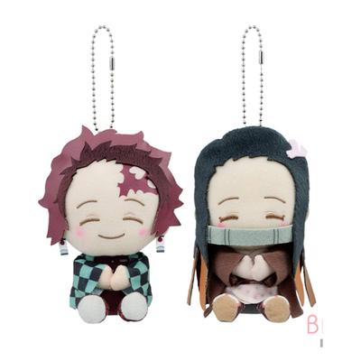 Banpresto Demon Kimetsu No Yaiba Plush Toys Part 1 Set of 2 Tanjiro Kamado and Nezuko Kamado Slayer - - -
