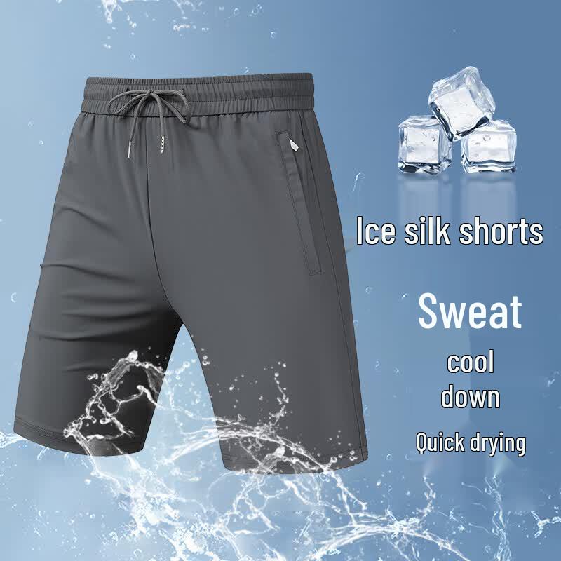 Patova Men's Ice Silk Casual Shorts