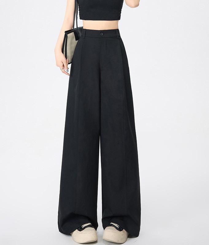 

Versatile Slimming Wide-Leg Banana Pants for Women - Spring/Summer 2026, Lightweight, Loose, Quick-Drying Workwear. XL