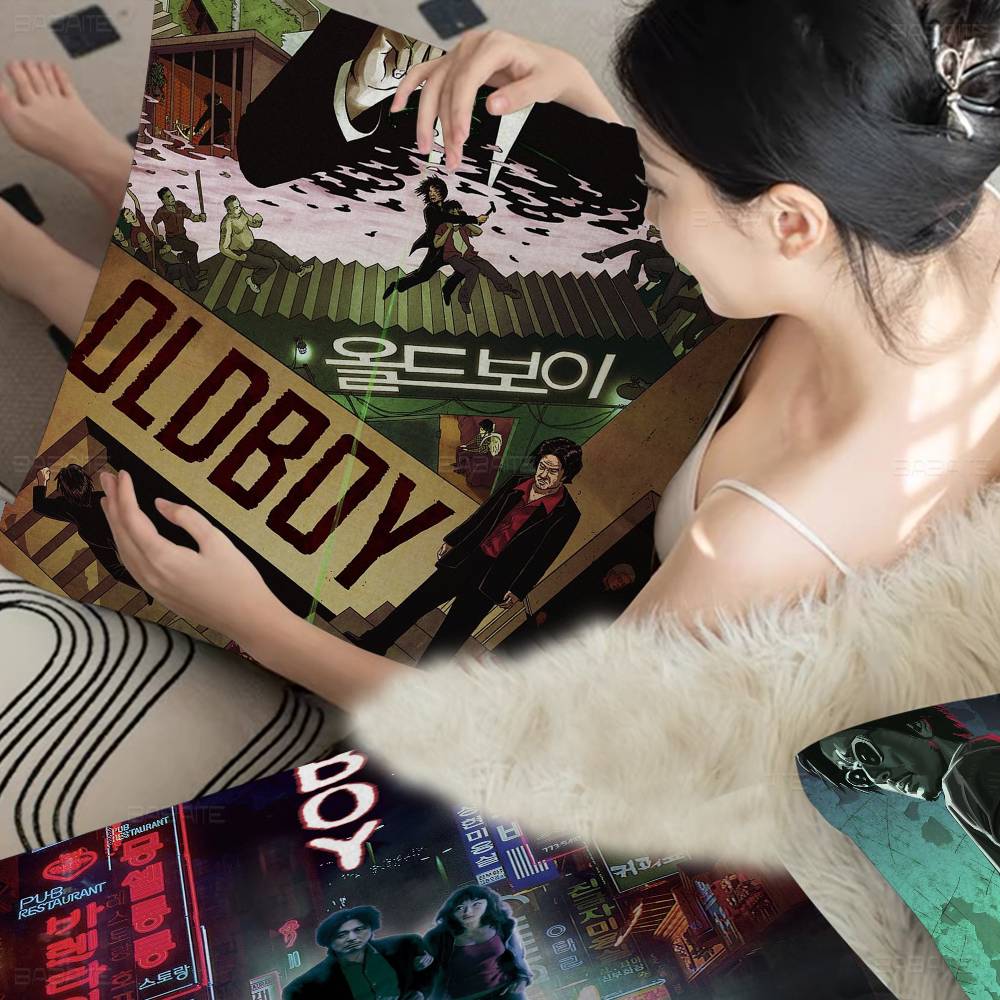 Thriller Movie Oldboy Pillowcase Toon Gift Cushion Cover Bedroom Home Sofa Chair Seat Decor Pillow Case