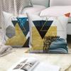 Throw Pillow Cover Home Car Office Decor Modern Style Geometric Pattern Decorative   Sofa Cushion