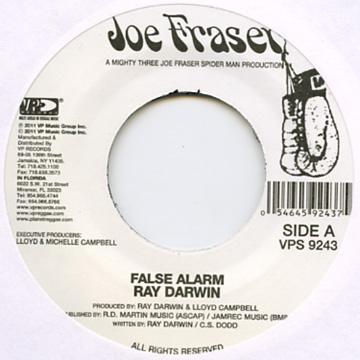 

7inch Record RAY DARWIN - False Alarm VPS9243 Joe Frasier US 2011 US Reggae, Ska & Dub