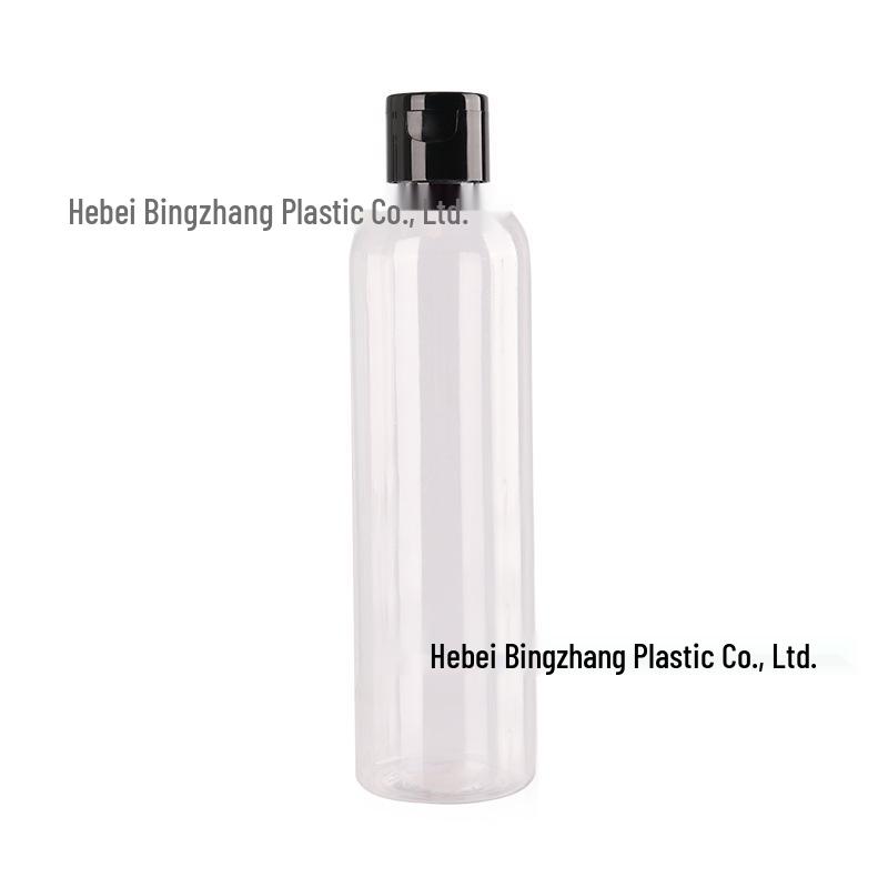 

100ml Black PET Flip-Top Cosmetic Travel Bottle 8ml