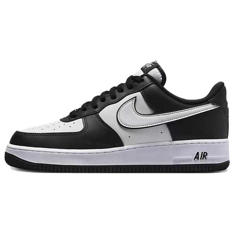 Nike Air Force 1 Low top Skateboard Shoes Men's White Black DV0788-001(Team10-)
