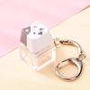 Cute Cat Dog Pendant Stress-Relief Fidget Keychain Mechanical Keyboard Keychain Dog-Themed Clicker Fidget For Backpack Study