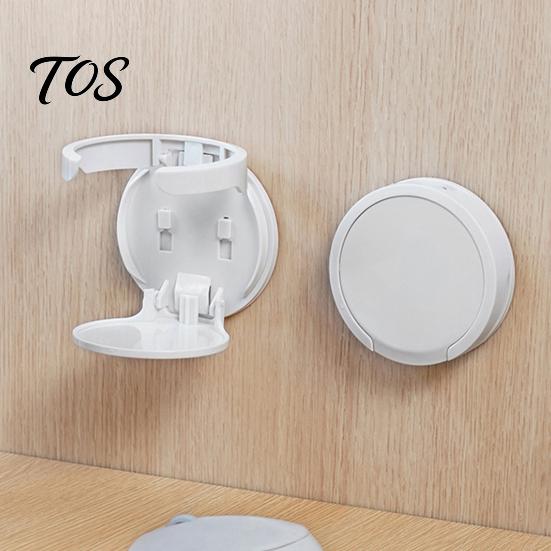 Wall Mounted Beverage Rack 2PCS Foldable Cup Holder, Space Saving Adhesive Drink Compact Travel Stand Stable for Coffee Mugs Water Bottles And