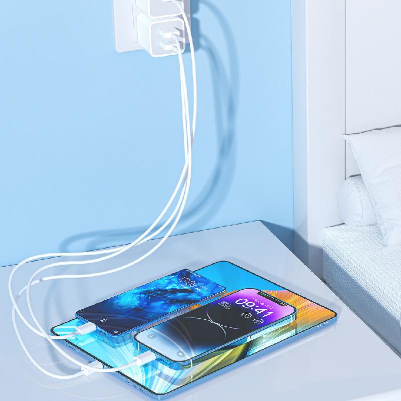 Apple 15 Car Charger Usb-c Fast Charge Data Cable Type-c Port 12w Power Output