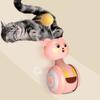 Automatic Cat Toy Tumbler Swing Toys for Cats Funny Balance Car Interactive Kitten Chasing Toy With Feather Ball Cat Accessories