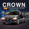 1/32 Toyota CROWN Alloy Car Model Diecasts & Toy Vehicles Metal Toy Car Model Simulation Sound Light Collection Gift