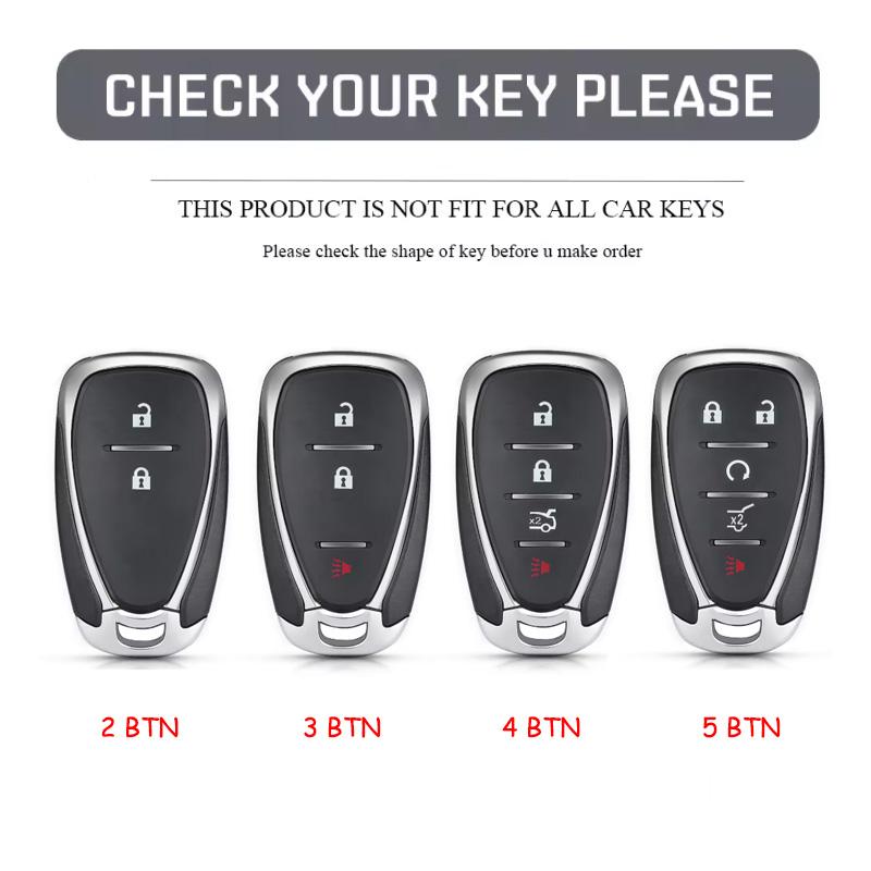 Carbon Abs Smart Auto Key Fob Cover Case Fit For Chevrolet Chevy Camaro Cruze Malibu Equinox Onix Spark Sonic Volt Protect