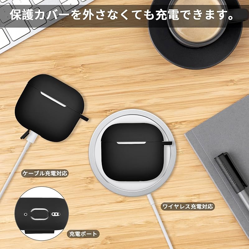 OwnestX AirPods 4 case for Airpods 4th generation case soft silicone material wireless charging Compatible full protection Loss prevention anti-slip